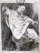 Francisco de goya y Lucientes Phantom Dancing with Castanets painting